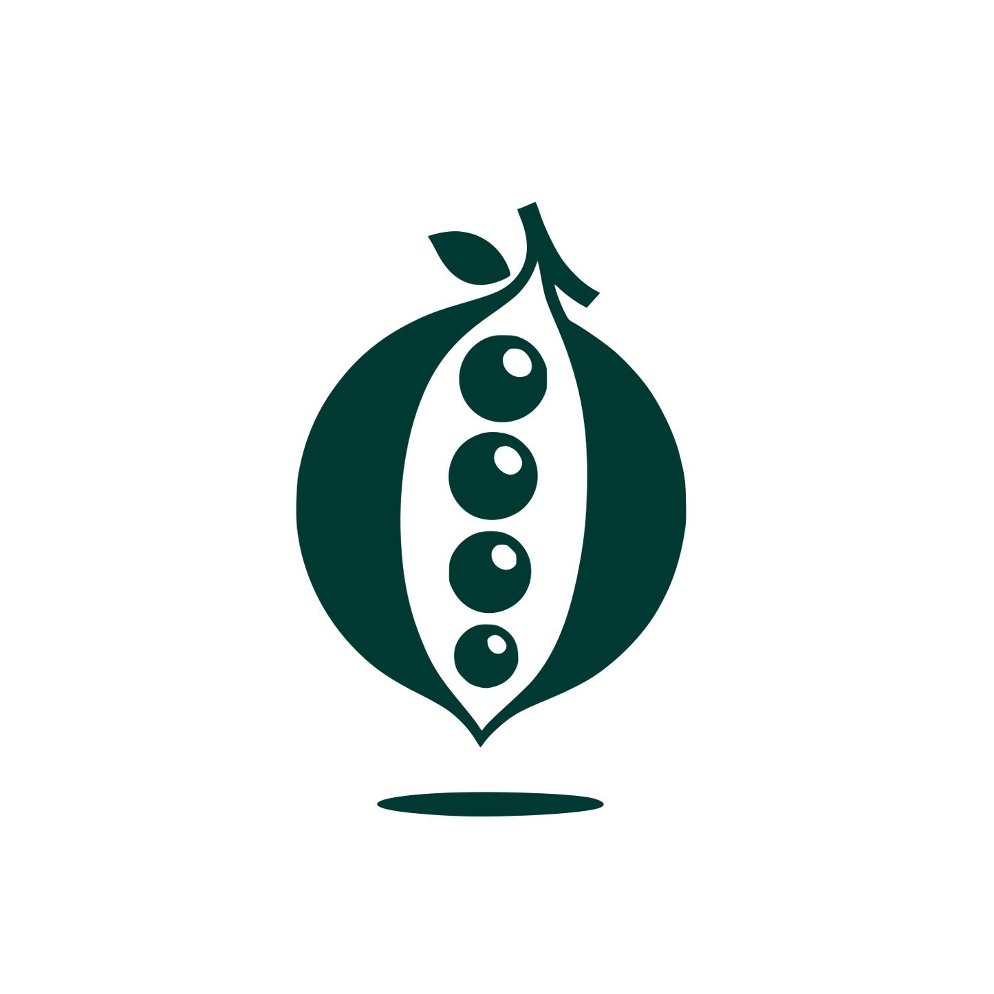 Pea Pod Vegetable Icon #003932