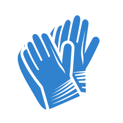 Overlapping Hands Logo #3182CE