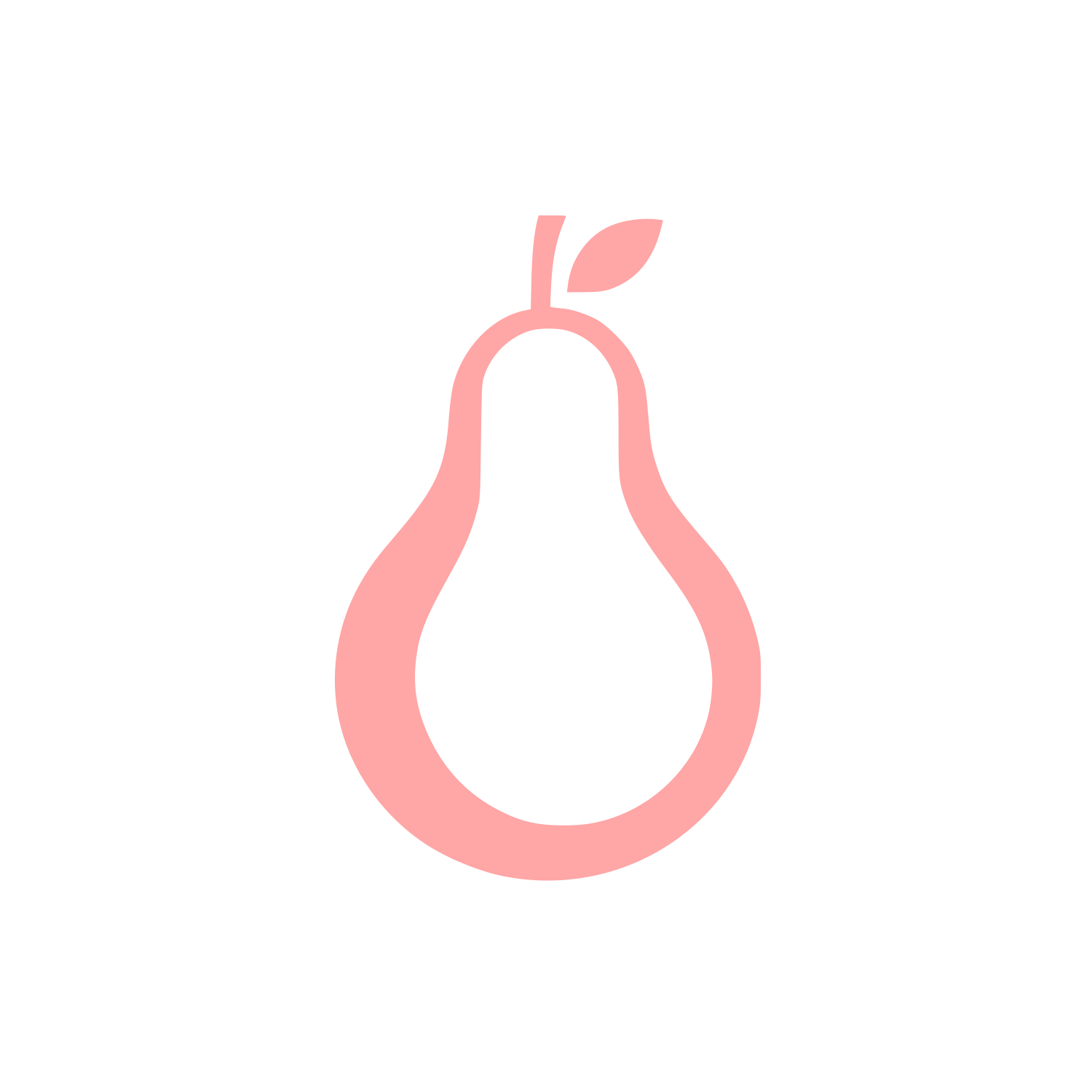 Logo of Pear Shape #ffa6a6