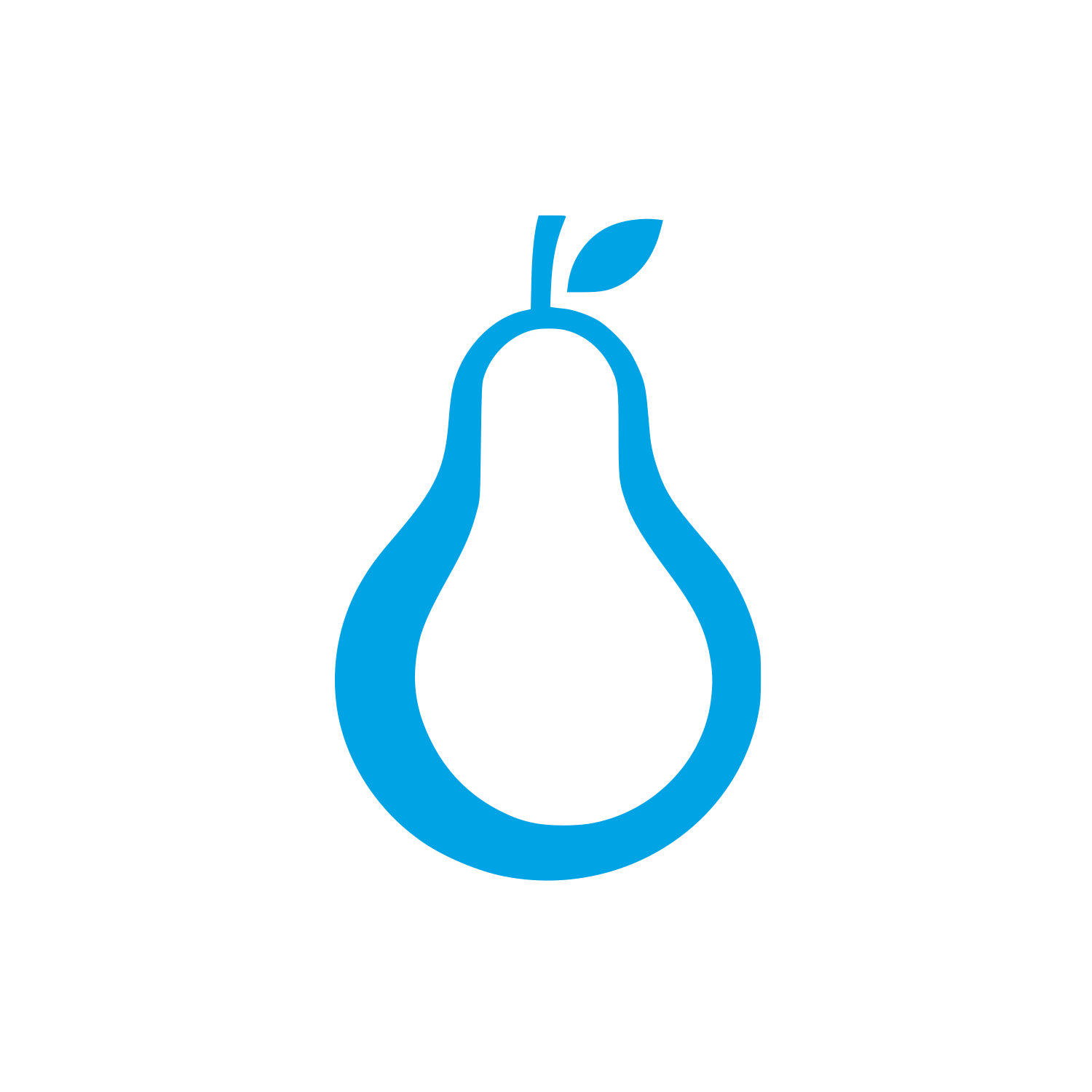 Logo of Pear Shape #00a3e4