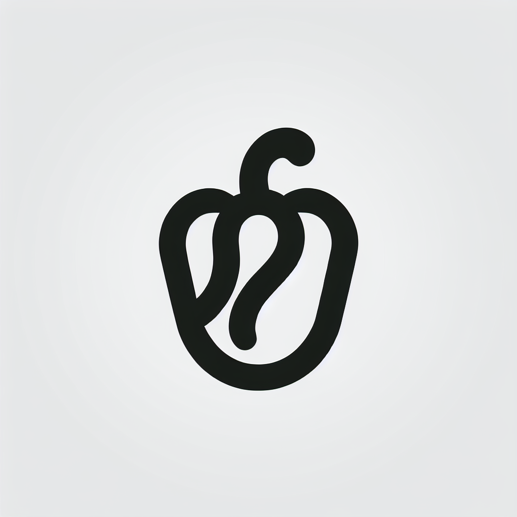 Pepper Vegetable Logo