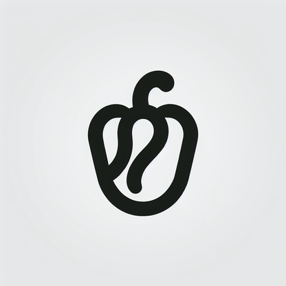 Pepper Vegetable Logo