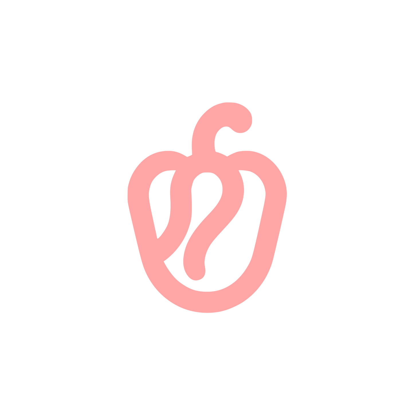 Pepper Vegetable Logo #ffa6a6