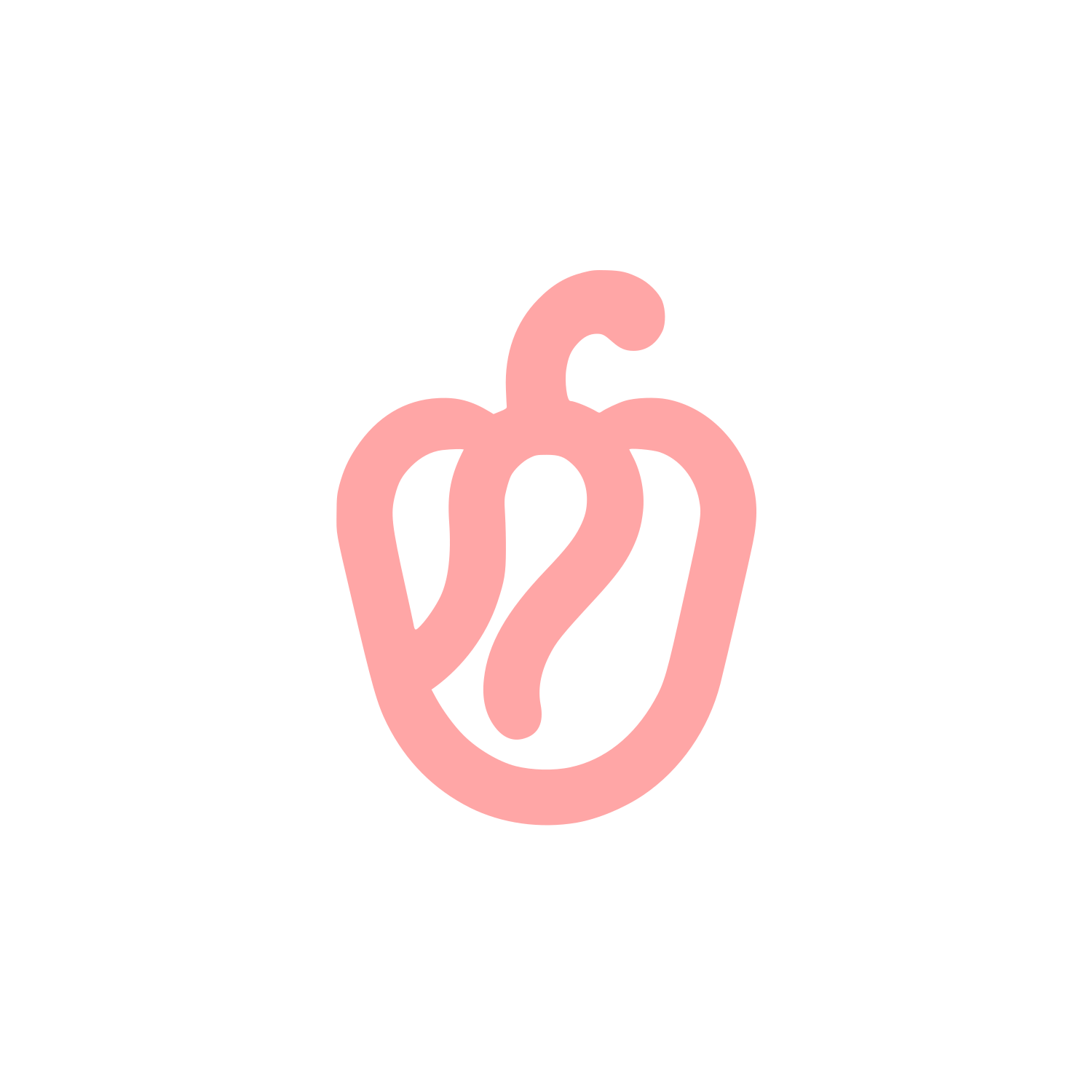 Pepper Vegetable Logo #ffa6a6