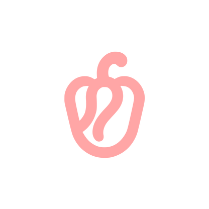 Pepper Vegetable Logo #ffa6a6