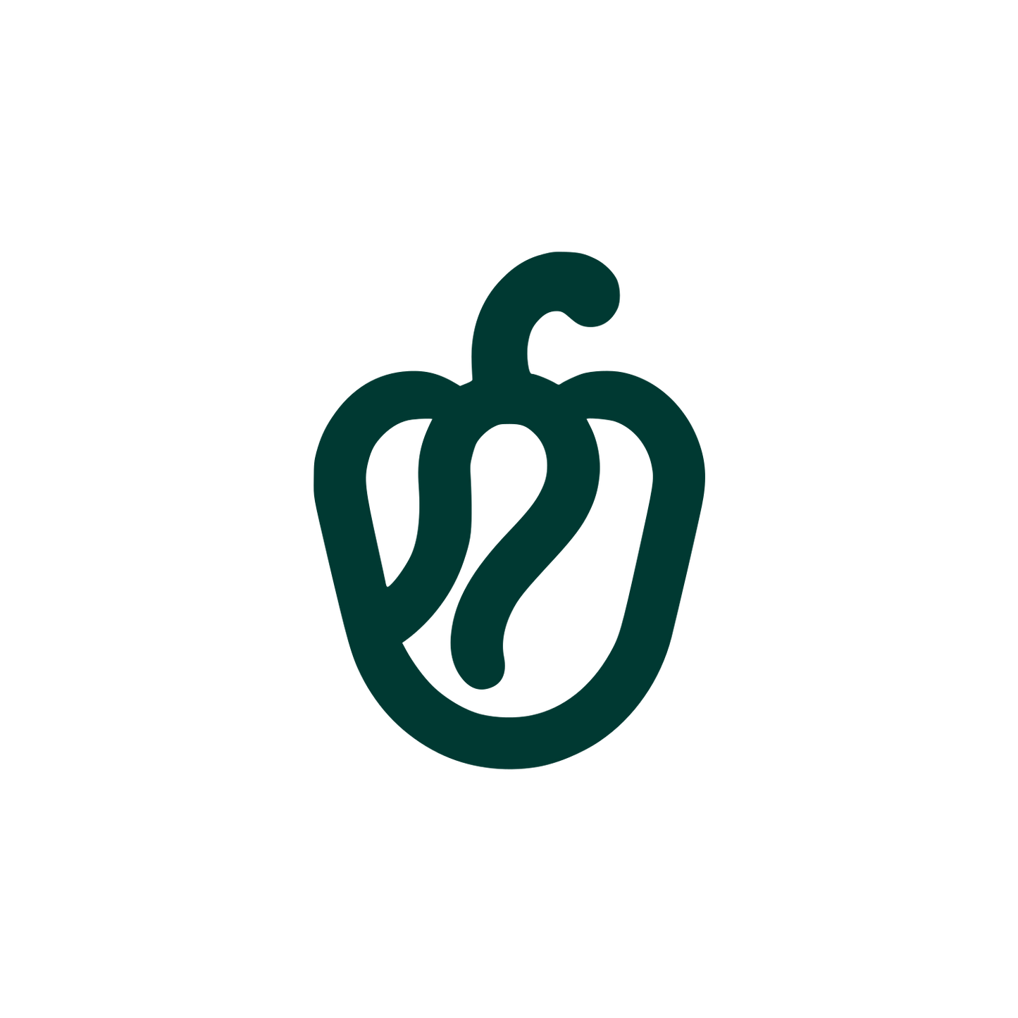 Pepper Vegetable Logo #003932