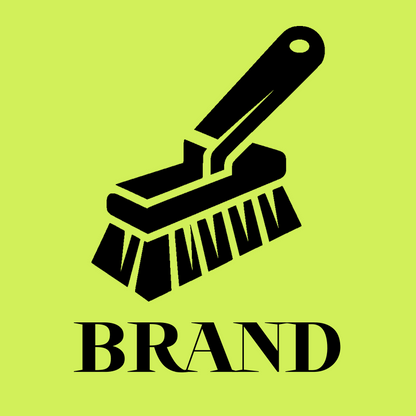 Scrub Brush Silhouette Logo preview