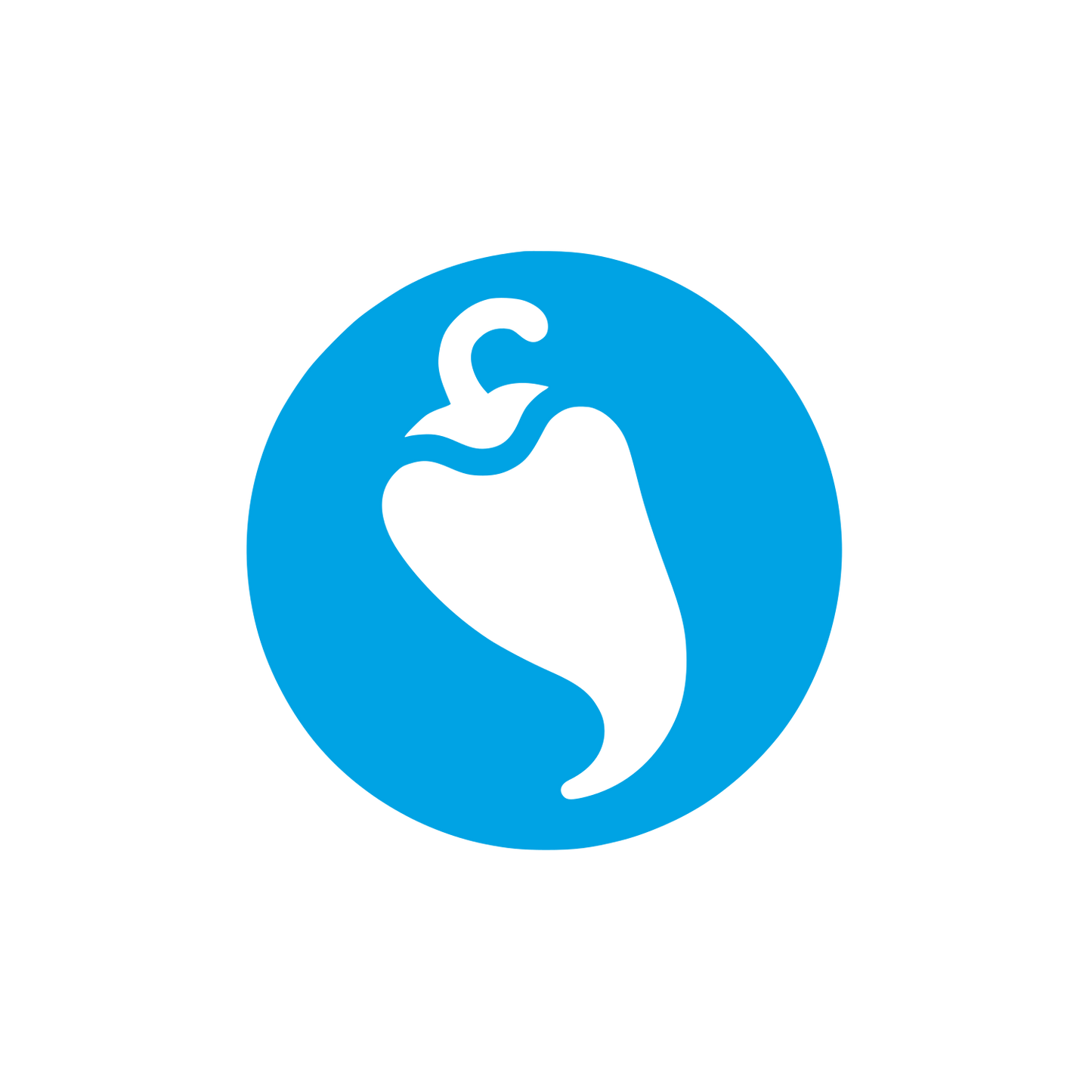 Chili Pepper Logo #00a3e4