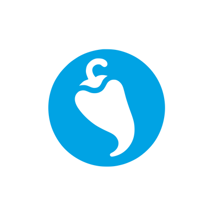Chili Pepper Logo #00a3e4