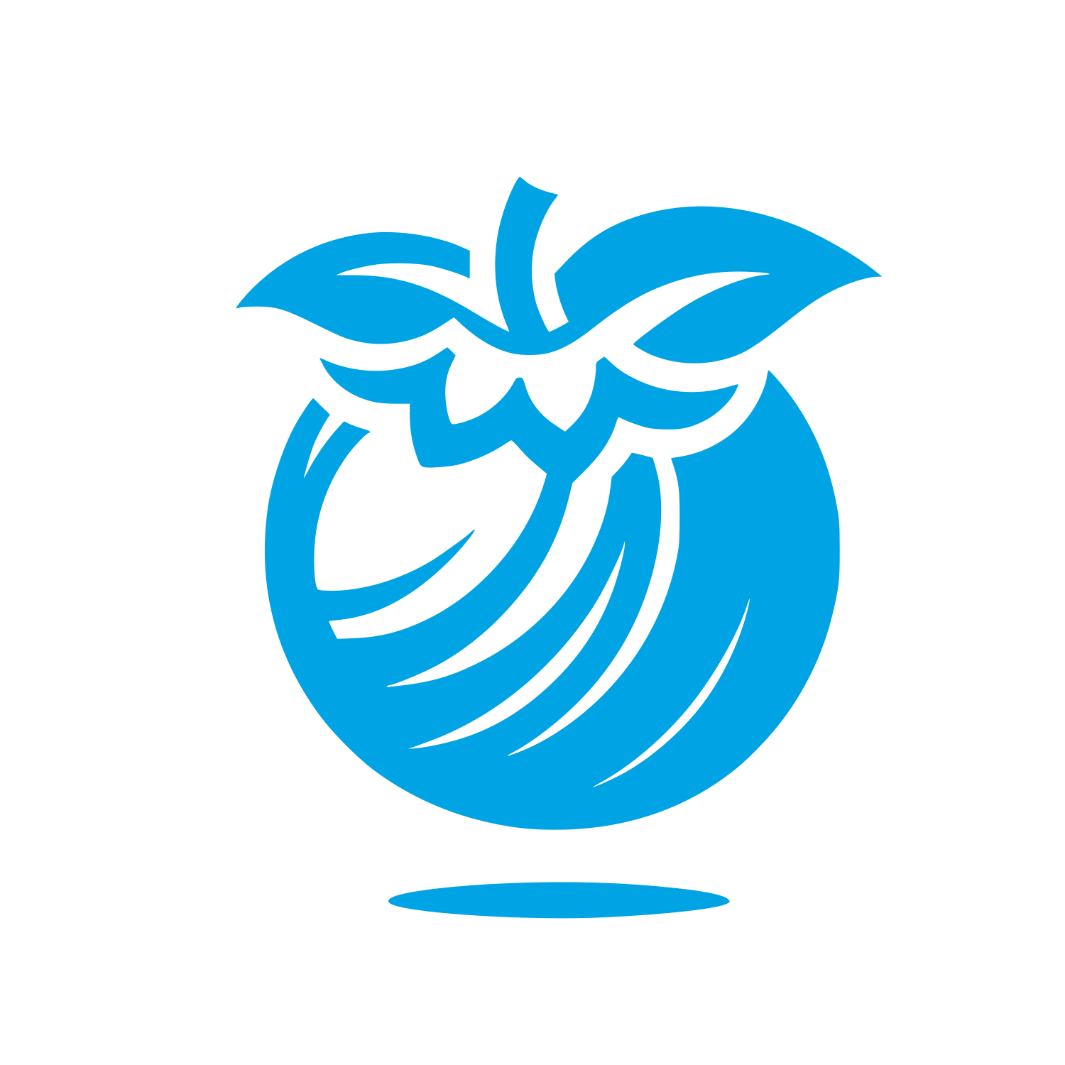 Tomato Logo Design #00a3e4