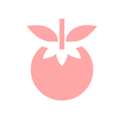 Fruits Logo Design #ffa6a6