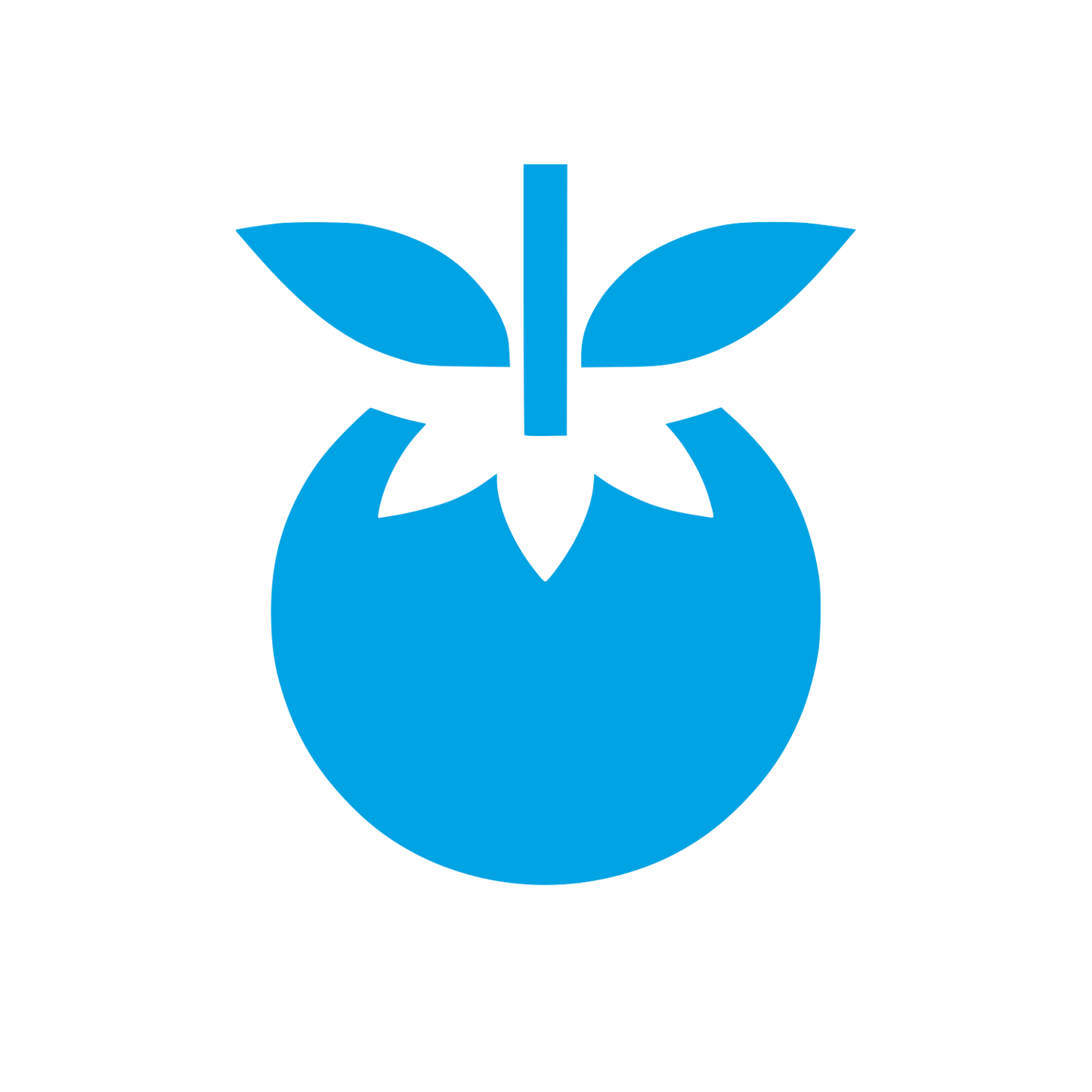 Fruits Logo Design #00a3e4