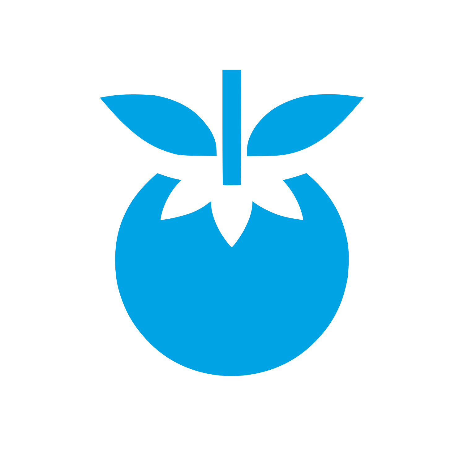 Fruits Logo Design #00a3e4