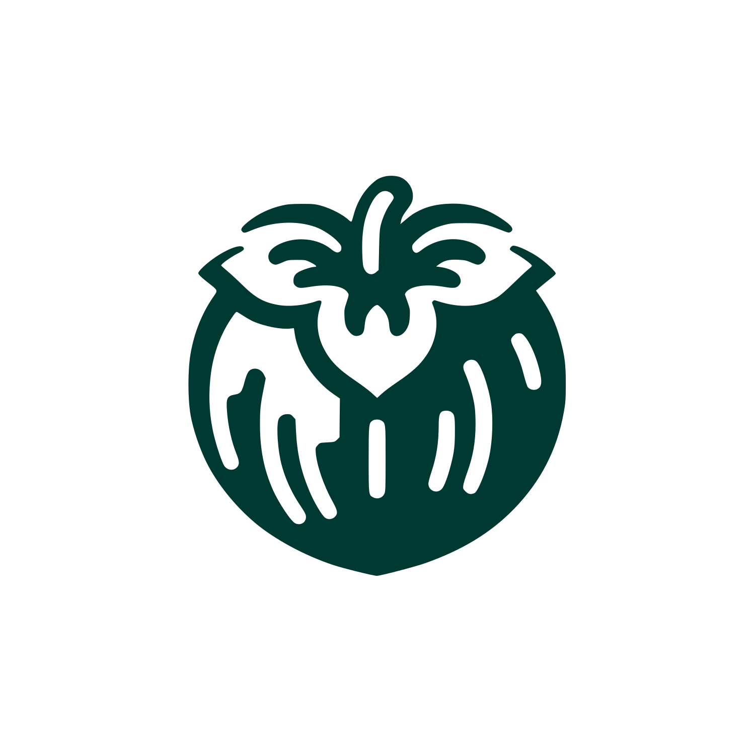 Logo Featuring Tomato Design #003932