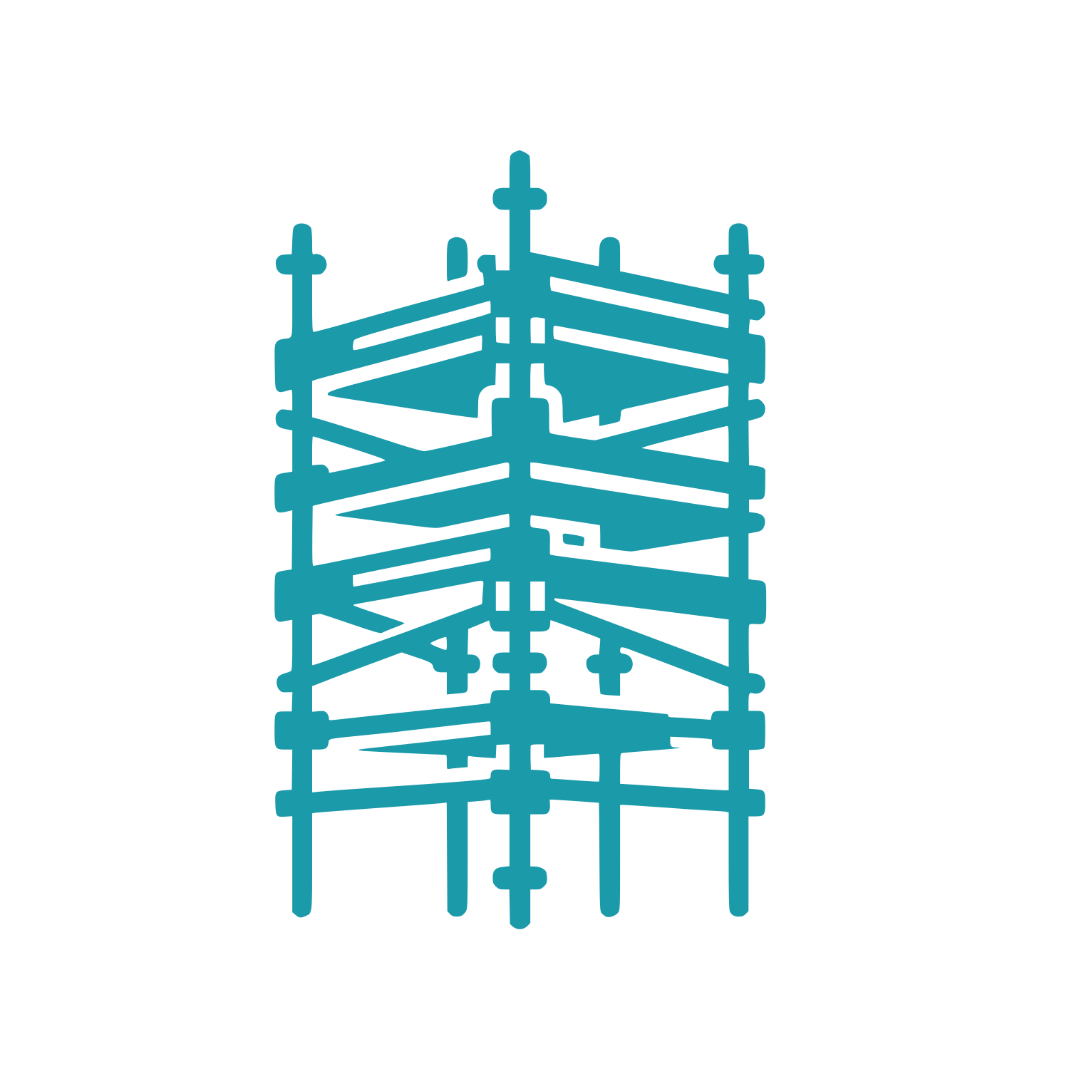 Lattice Scaffold Logo #1B9AAA