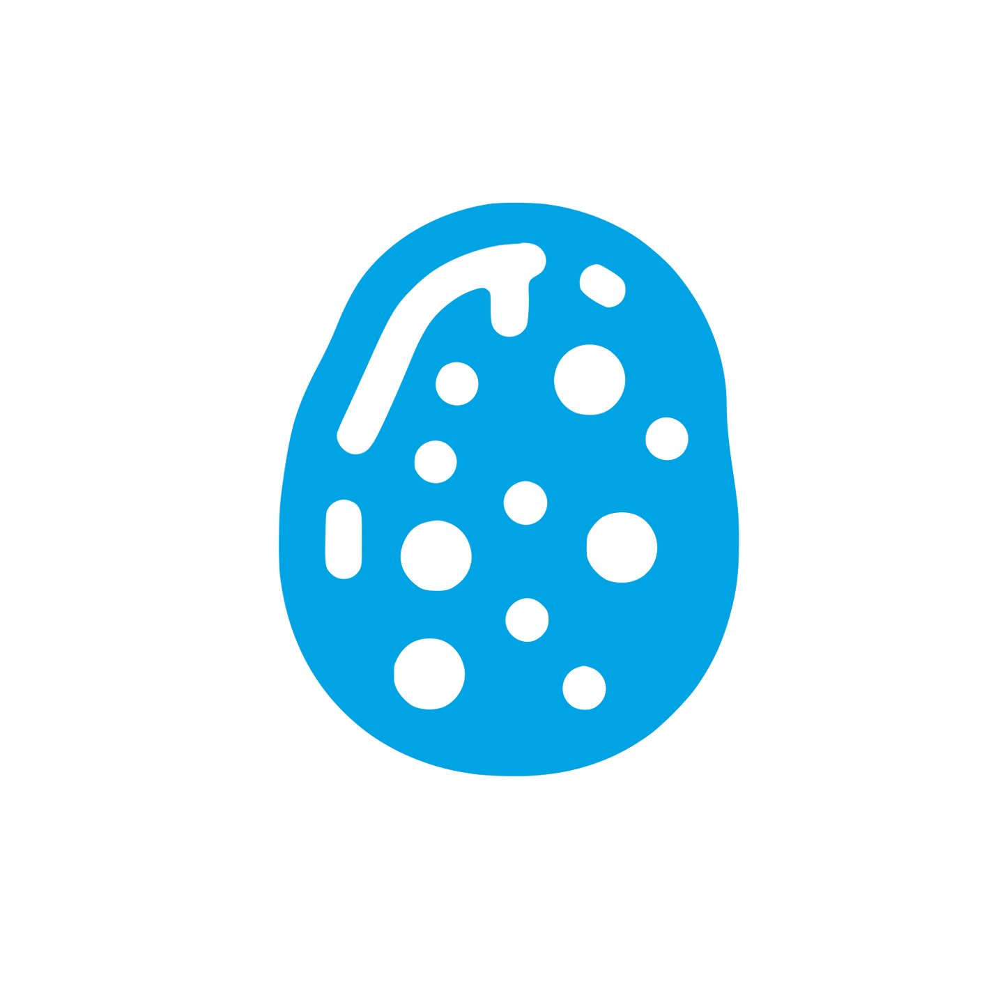 Potato Geometric Logo #00a3e4