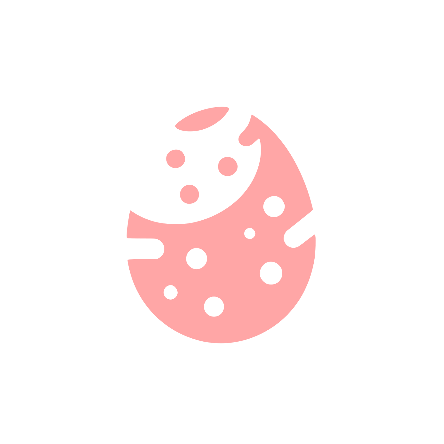 Black Cookie Logo #ffa6a6