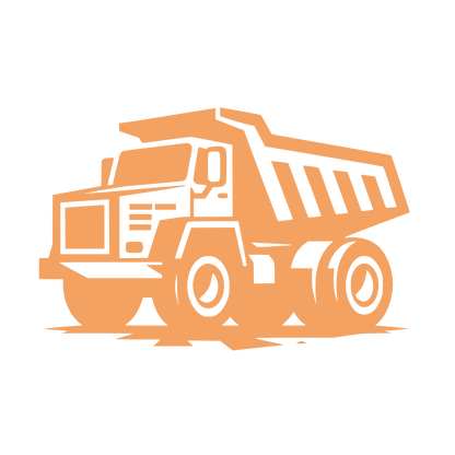 Dump Truck Logo #F4A261