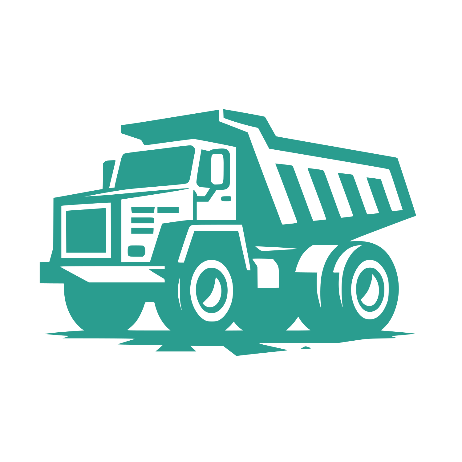 Dump Truck Logo #2A9D8F