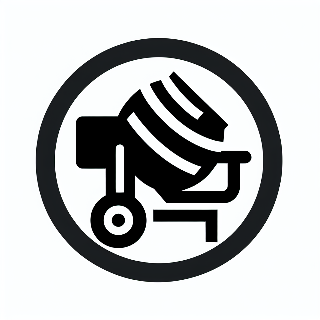 Cement Mixer Logo