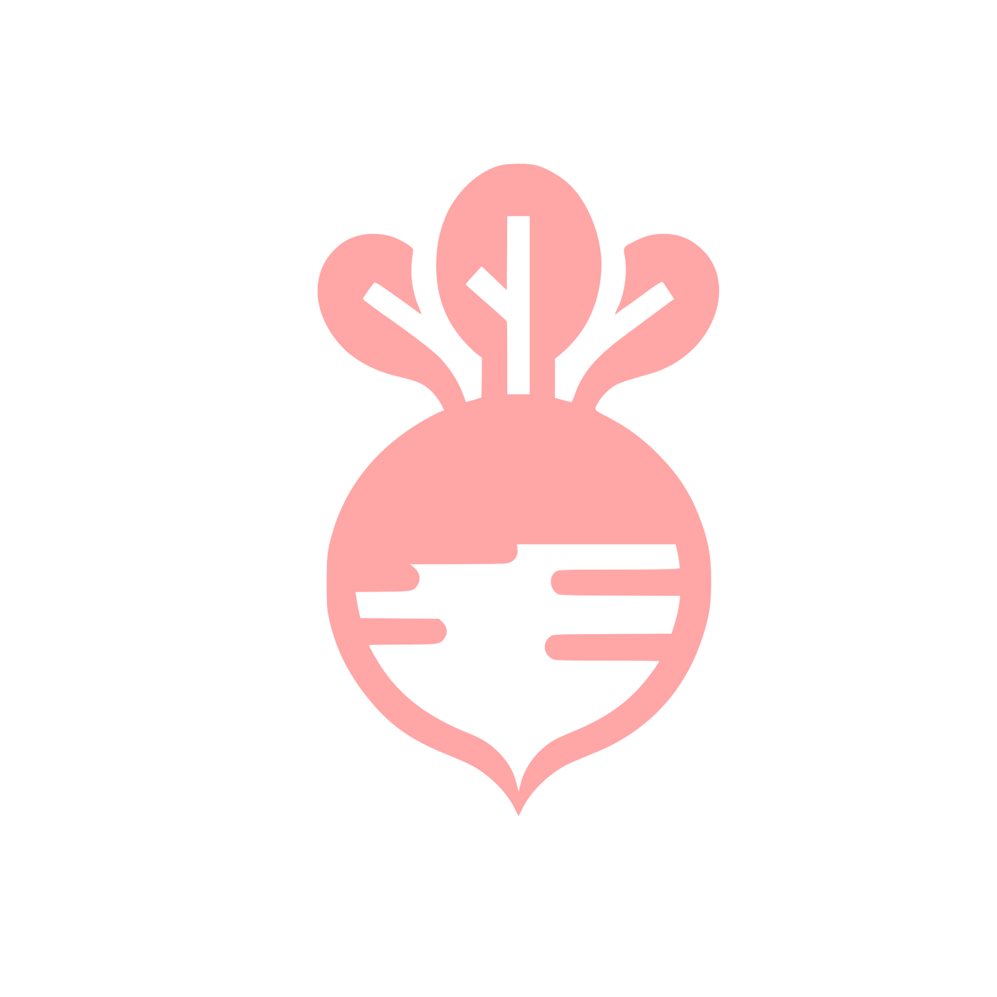 Beetroot Logo Design #ffa6a6