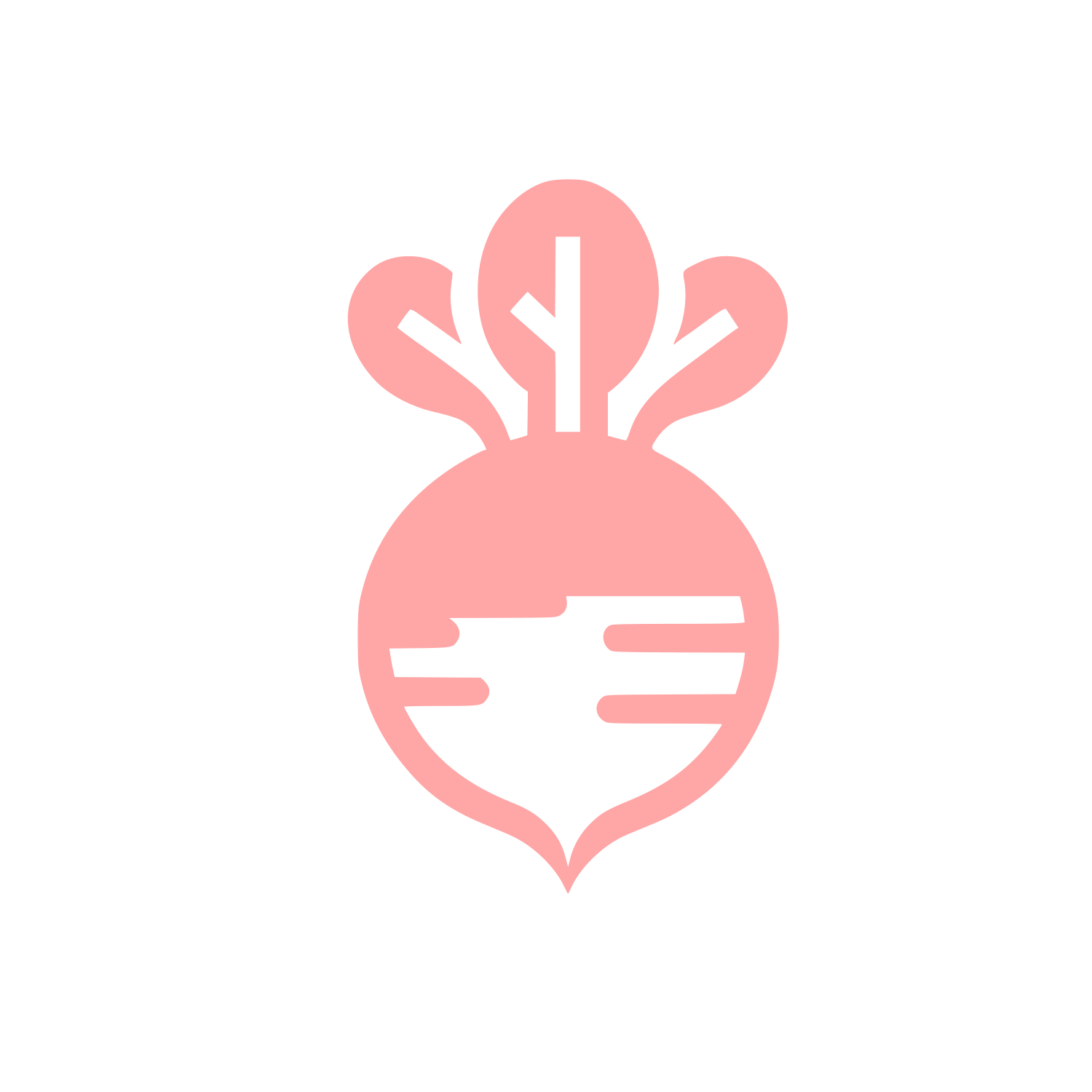 Beetroot Logo Design #ffa6a6