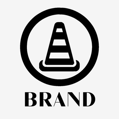 Traffic Cone Circle Logo preview