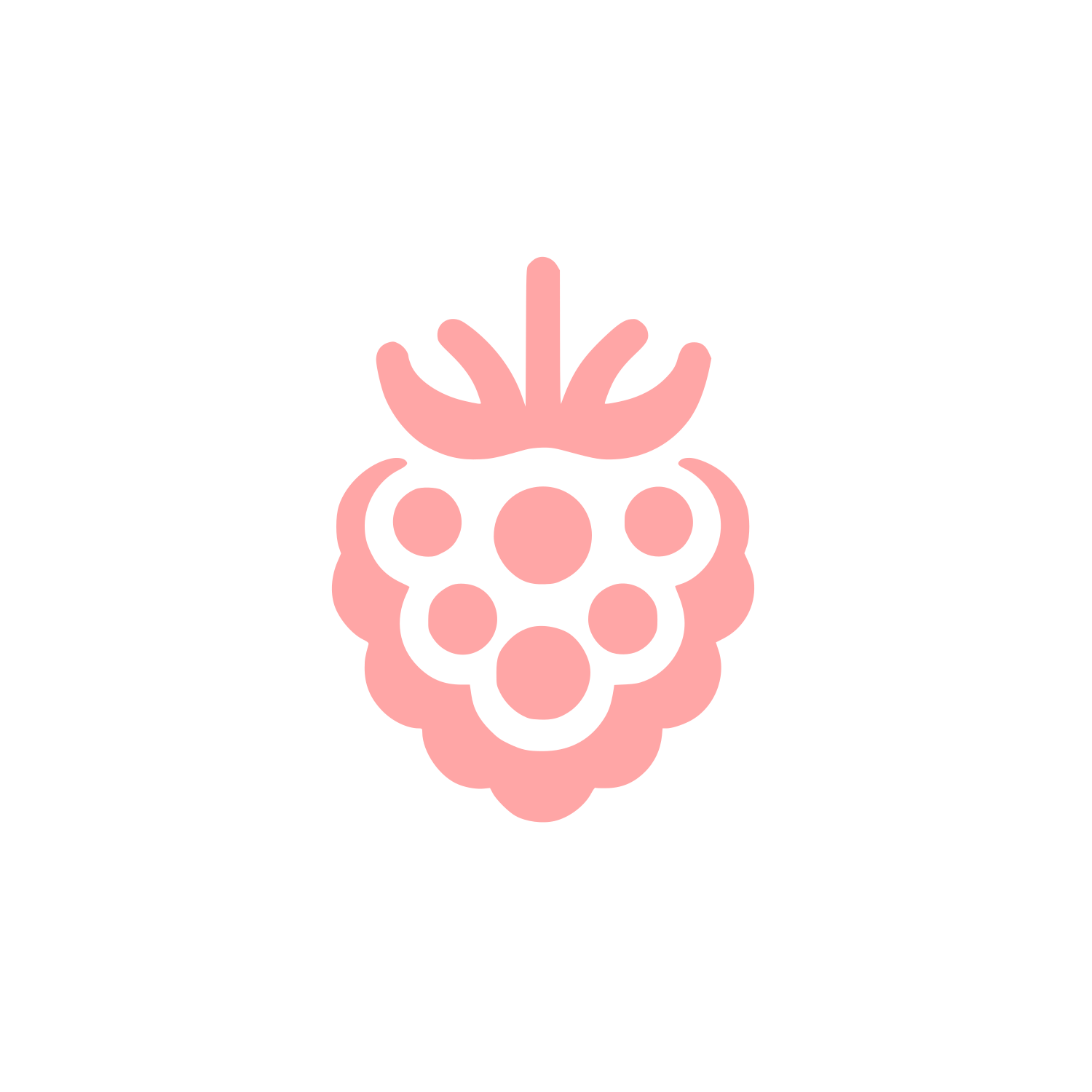 Logo of Raspberry Design #ffa6a6