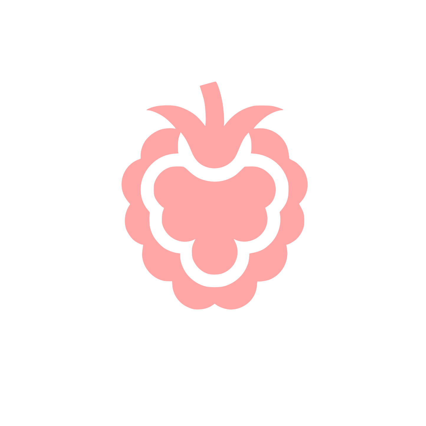 Logo of Raspberry Fruit #ffa6a6
