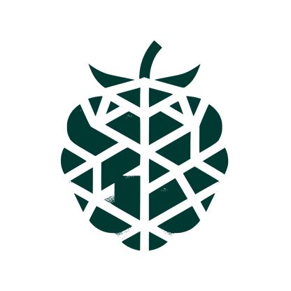 Raspberry Berry Logo #003932