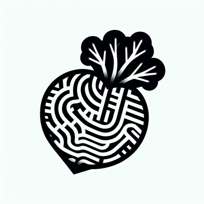 Logo with Beet Design