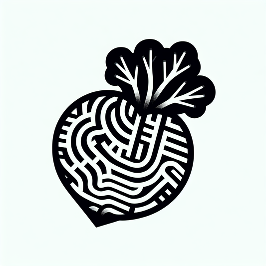 Logo with Beet Design
