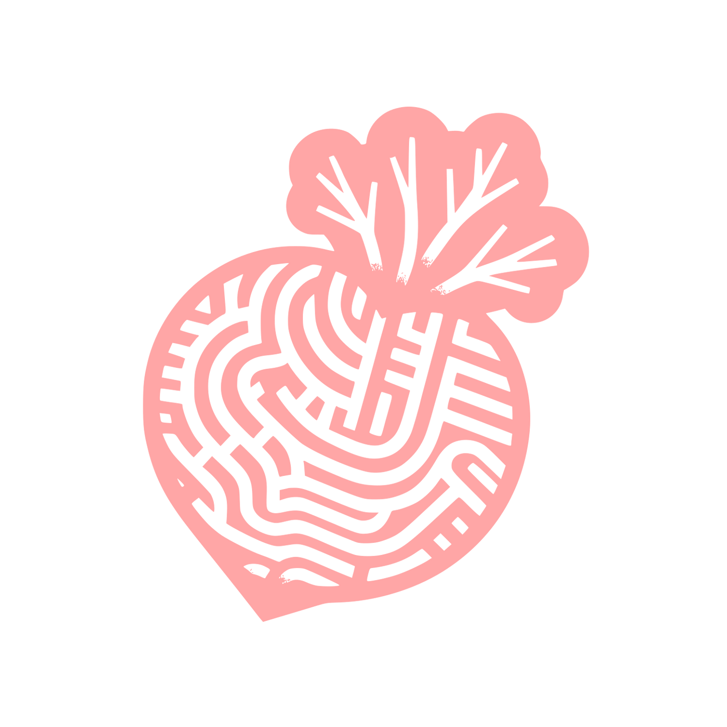 Logo with Beet Design #ffa6a6