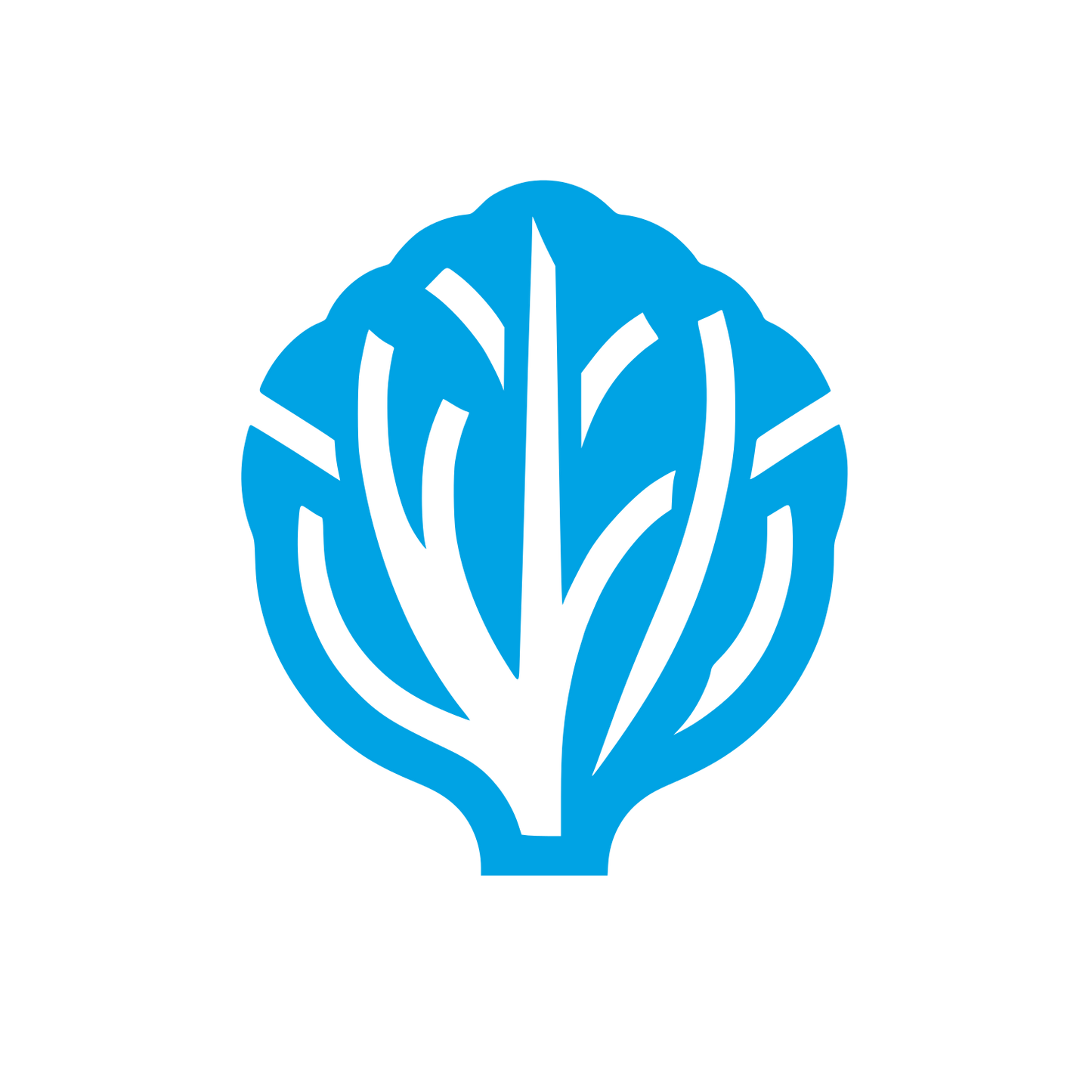 Tree Logo #00a3e4