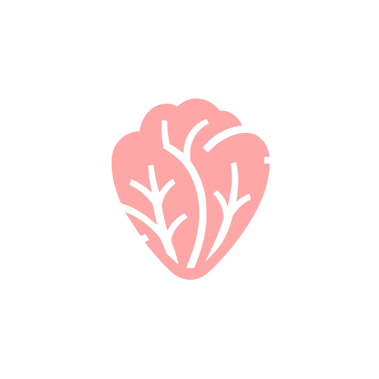 Logo for Leaf Design #ffa6a6