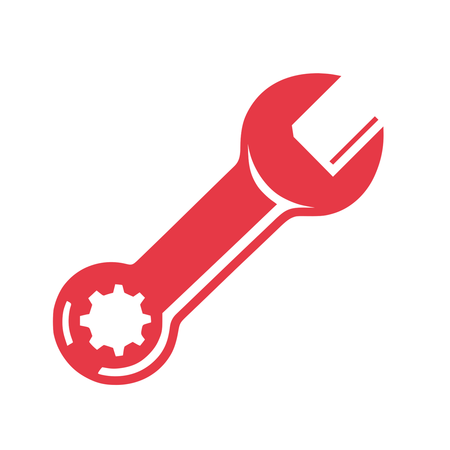 Wrench Tool Logo #E63946