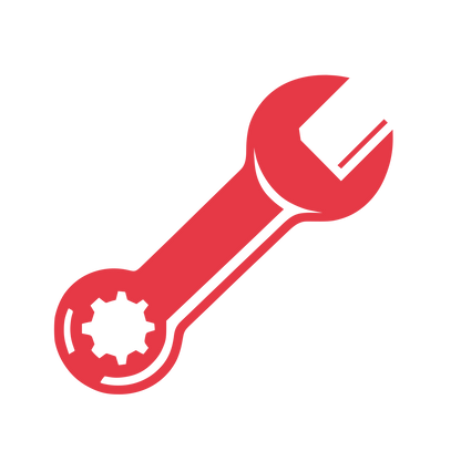 Wrench Tool Logo #E63946