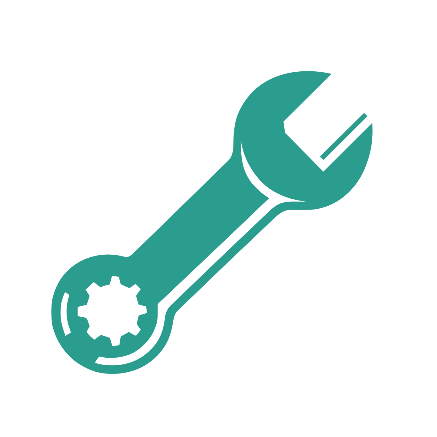 Wrench Tool Logo #2A9D8F