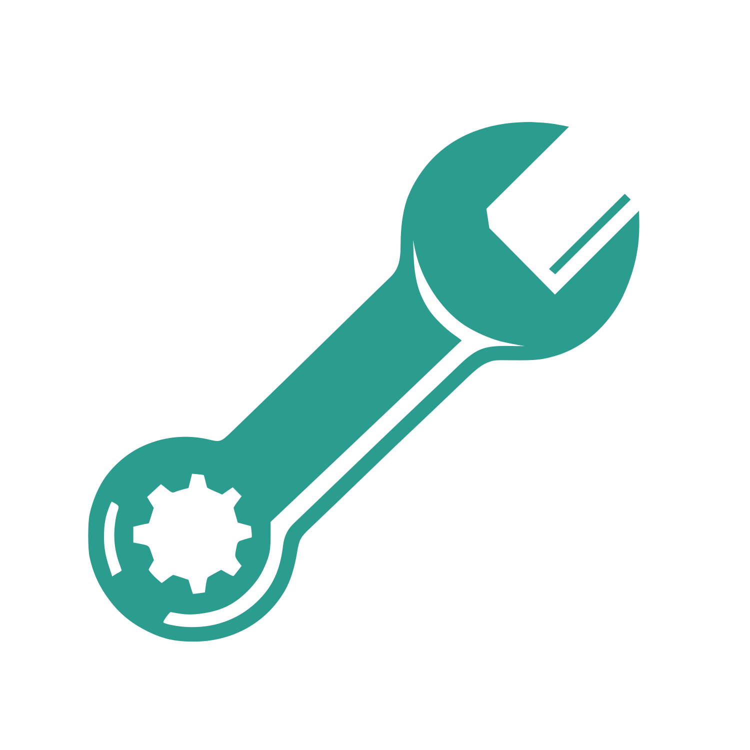 Wrench Tool Logo #2A9D8F