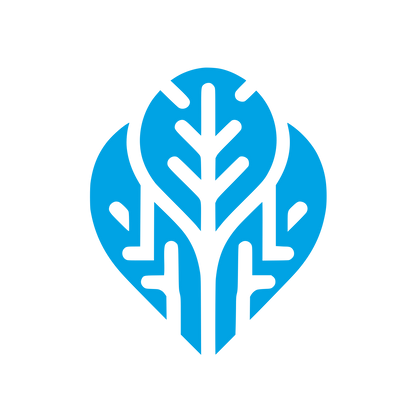 Leaf Heart Logo #00a3e4