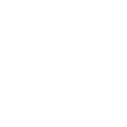 Leaf Heart Logo #ffffff