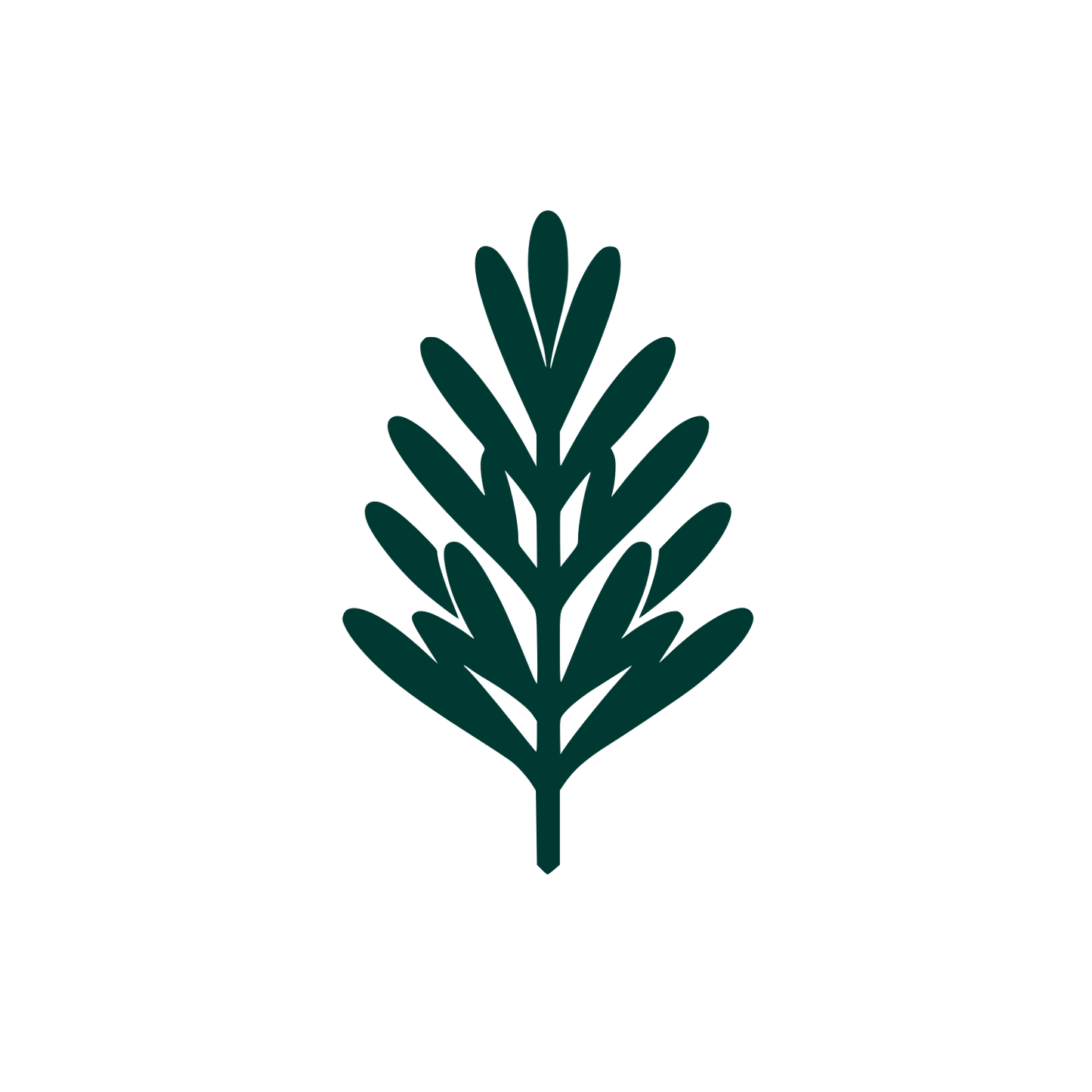 Logo Leaf Design #003932