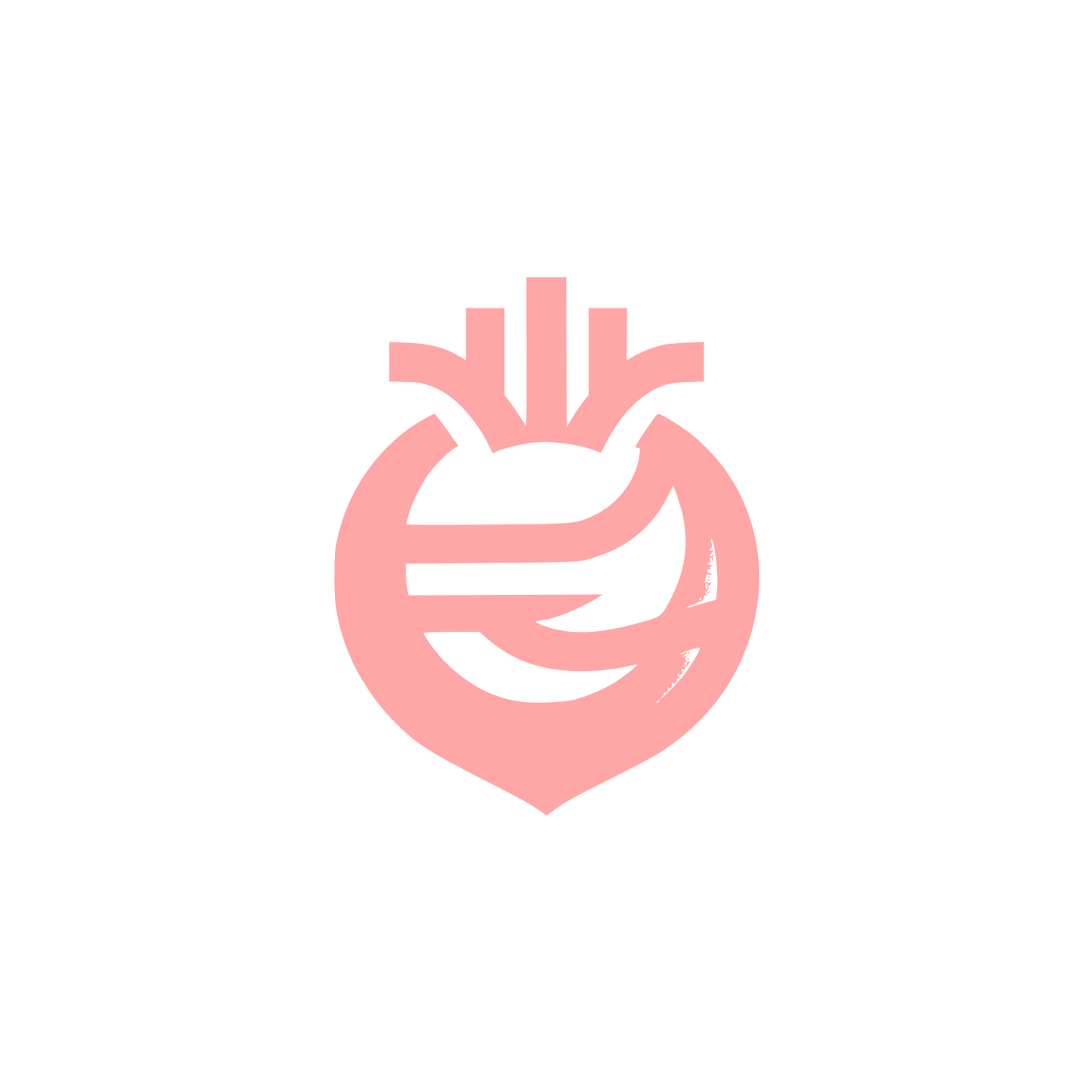 Rutabaga Crown Badge Icon #ffa6a6