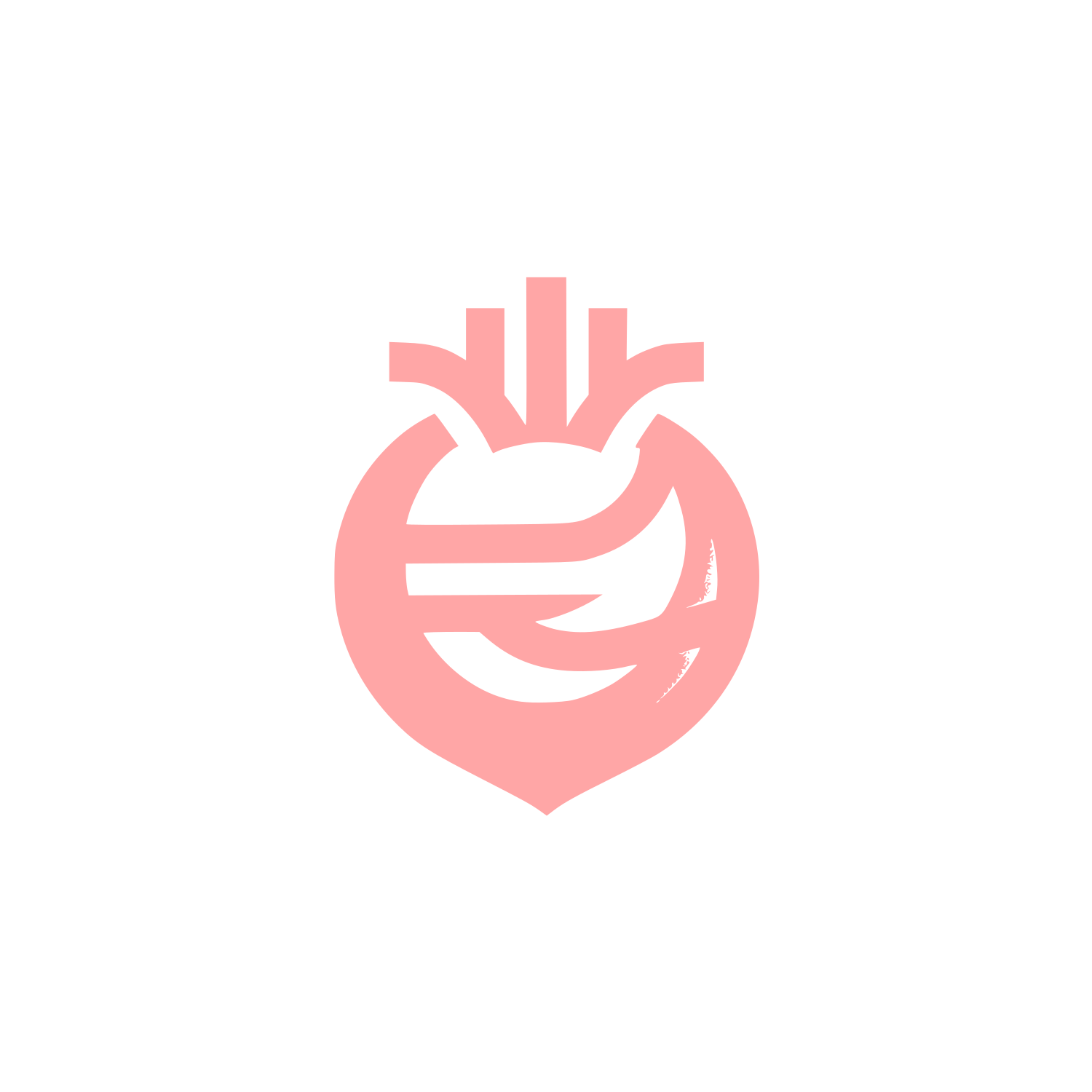 Rutabaga Crown Badge Icon #ffa6a6