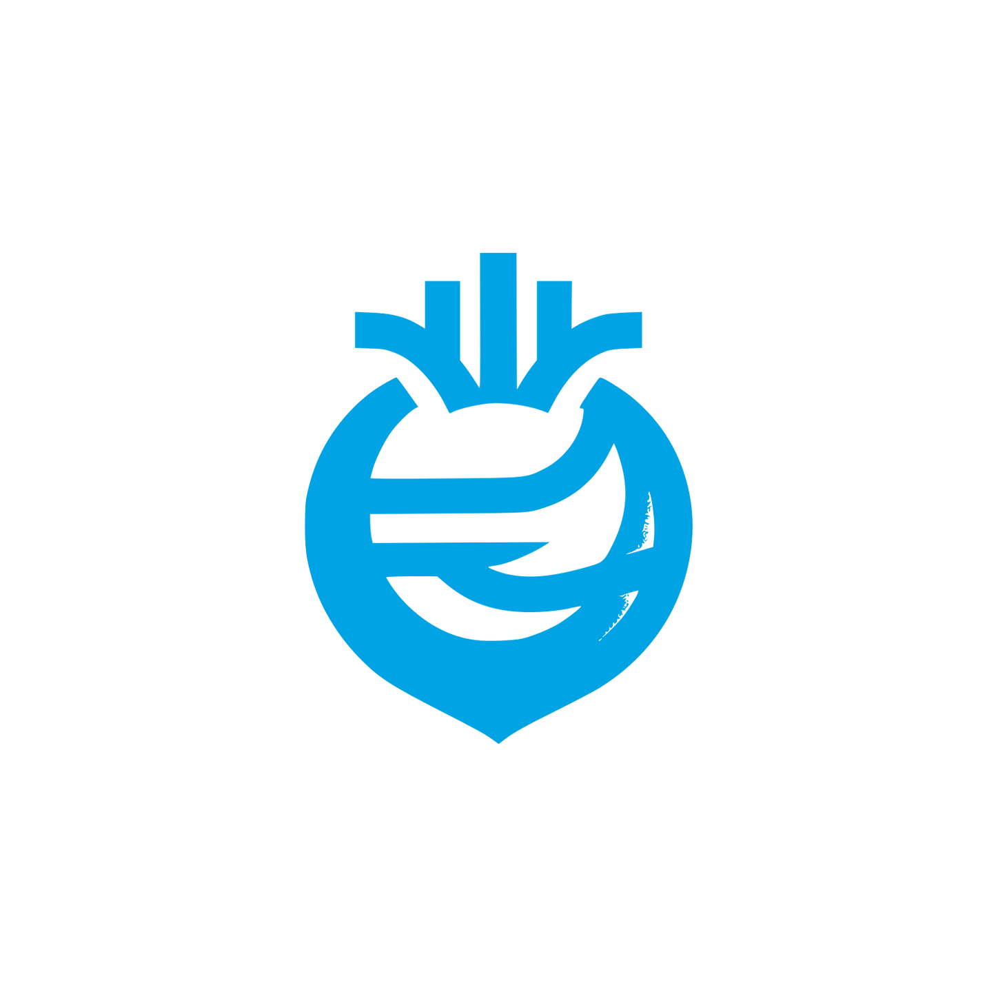 Rutabaga Crown Badge Icon #00a3e4