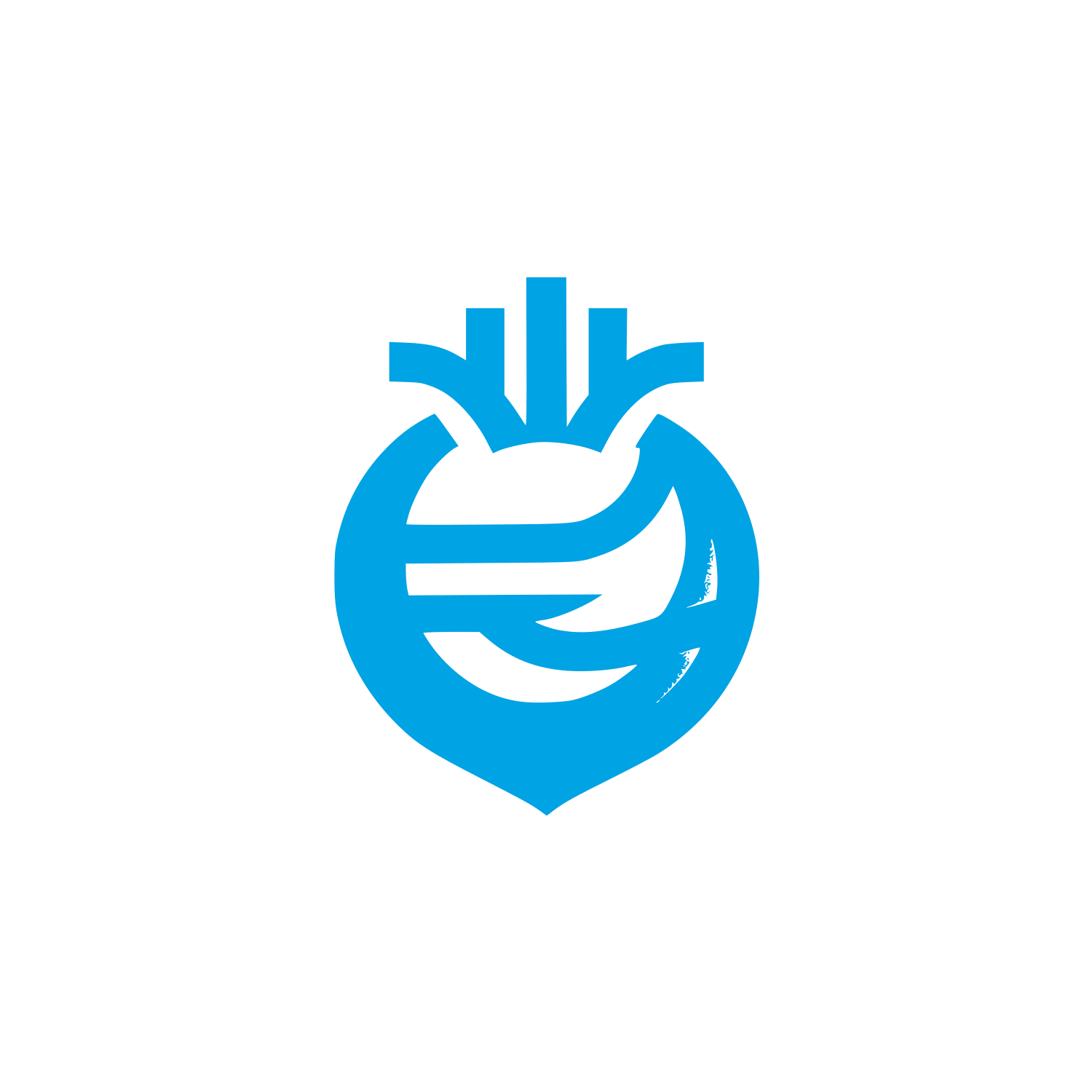Rutabaga Crown Badge Icon #00a3e4