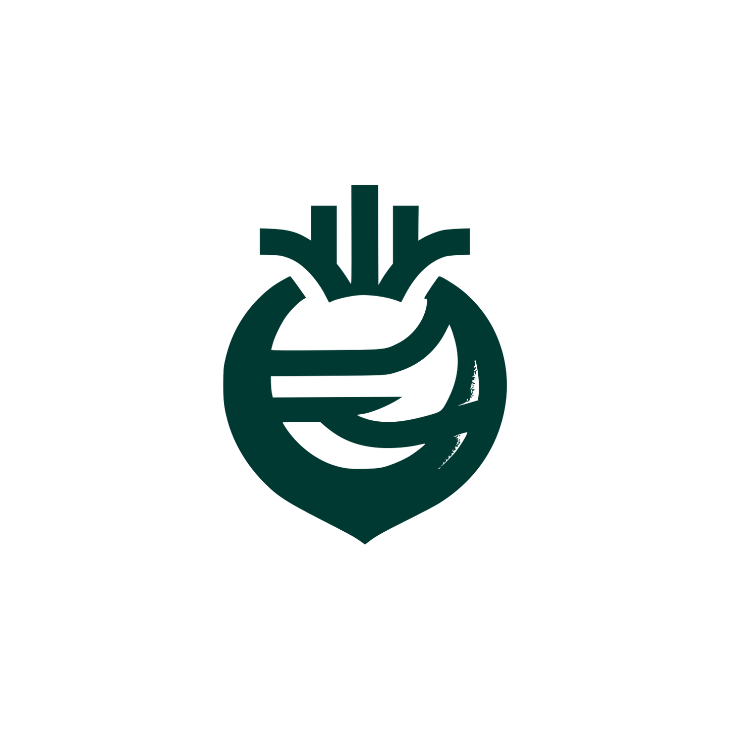 Rutabaga Crown Badge Icon #003932