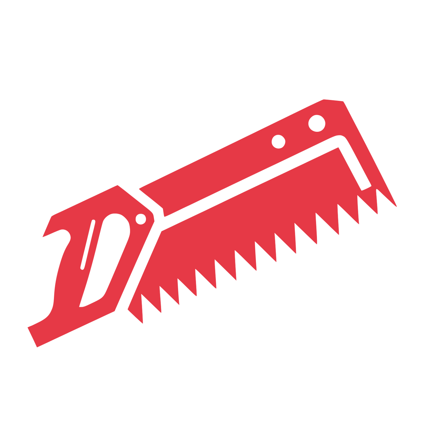 Saw Blade Tools Logo #E63946