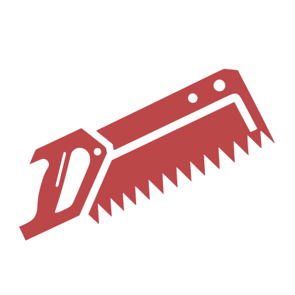 Saw Blade Tools Logo #BC4749
