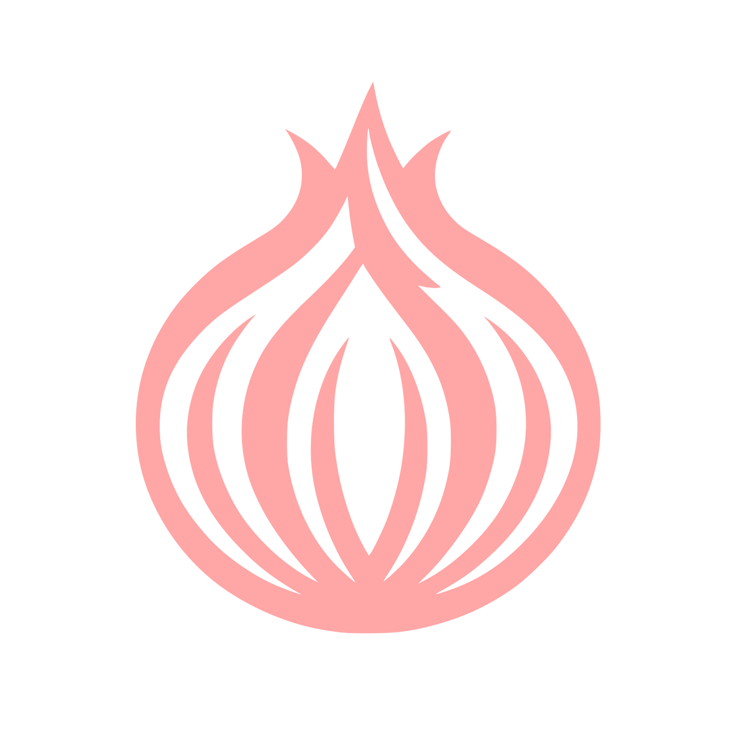 Onion Styled Logo #ffa6a6